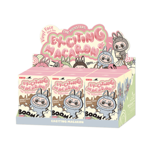 the monsters exciting macaron vinyl face blind box
